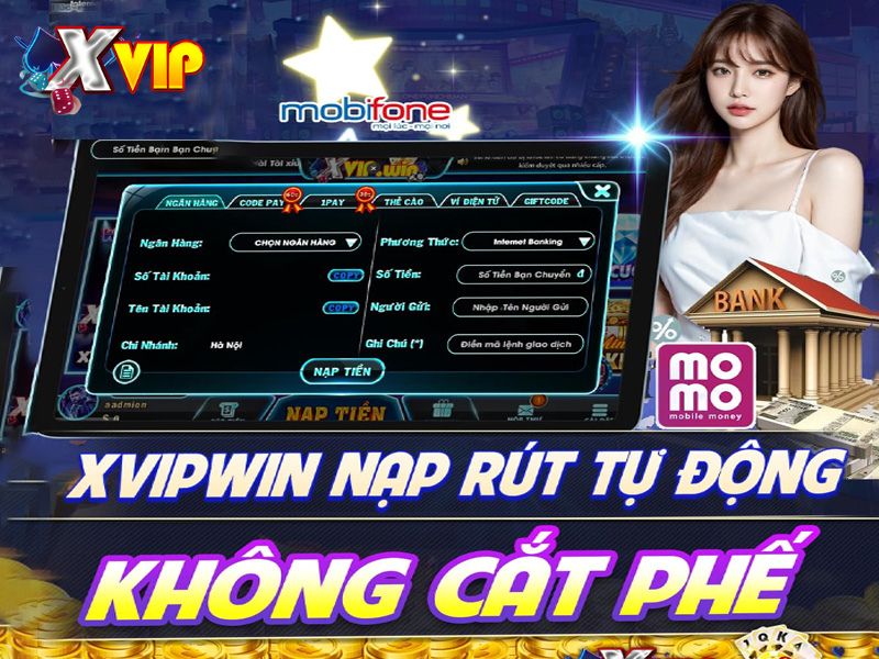 Hướng dẫn người chơi các bước nạp và rút tiền